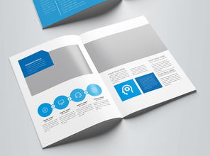 大气蓝色企业画册设计 塑造专业形象与高效传播的视觉利器