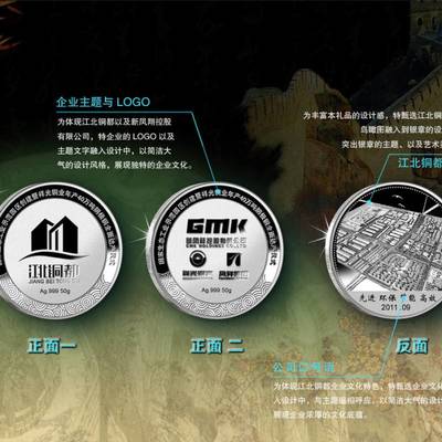 定制纪念奖章 黄金纪念章与银币如何成为企业形象策划的商务利器